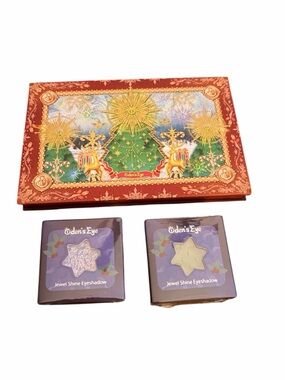 Oden's Eye Jewel Shine Eyeshadow Set - Silver & Cream